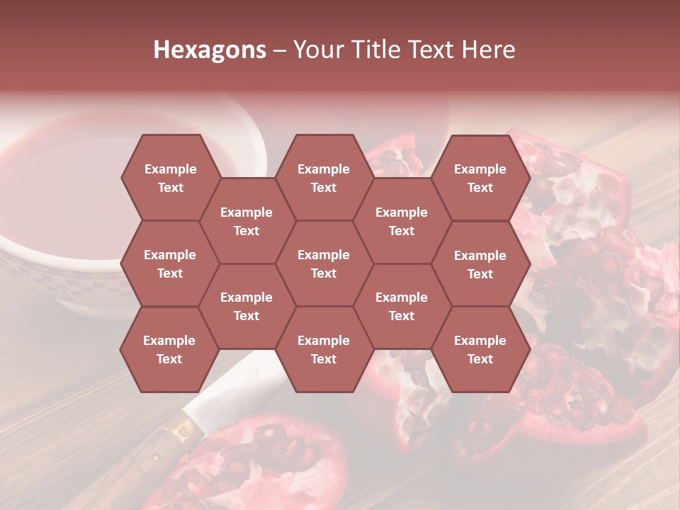 Juice White Cutting PowerPoint Template