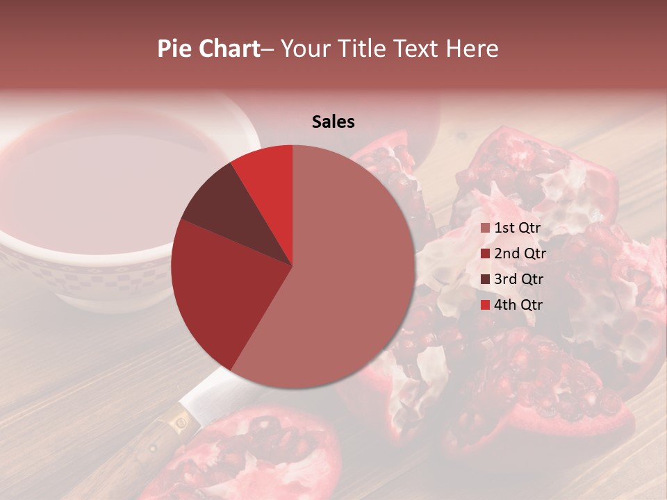 Juice White Cutting PowerPoint Template