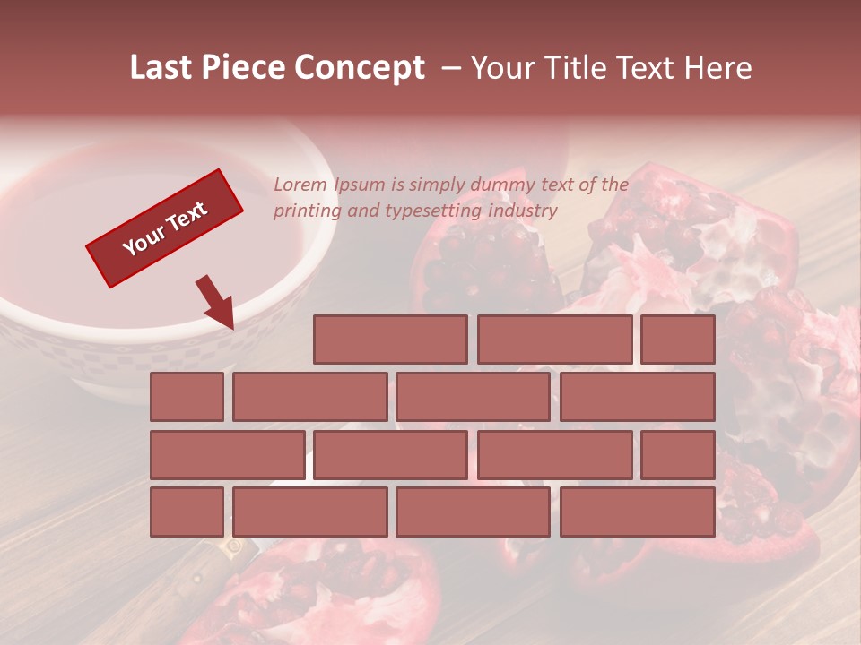 Juice White Cutting PowerPoint Template