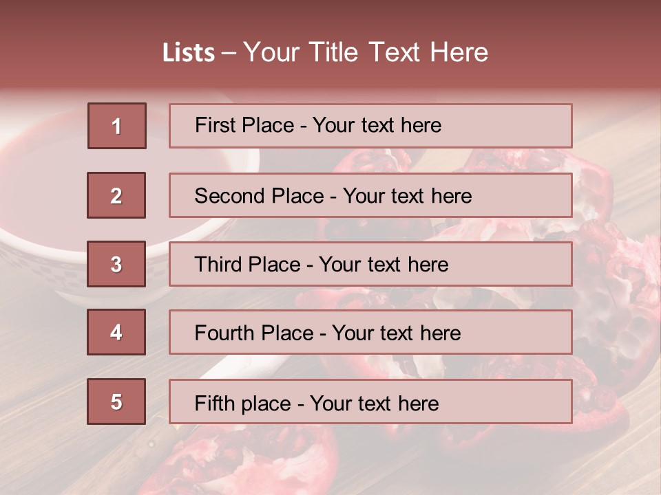 Juice White Cutting PowerPoint Template