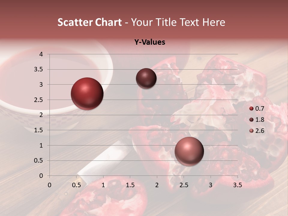 Juice White Cutting PowerPoint Template
