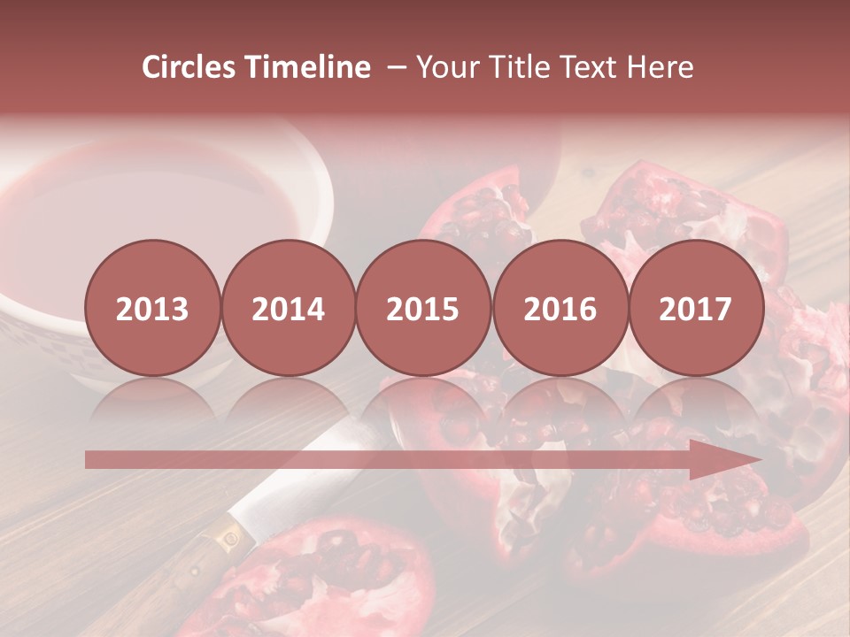 Juice White Cutting PowerPoint Template