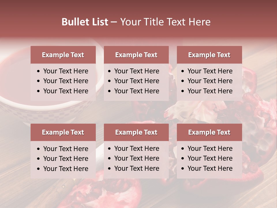 Juice White Cutting PowerPoint Template