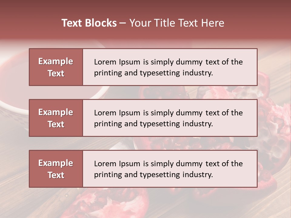 Juice White Cutting PowerPoint Template
