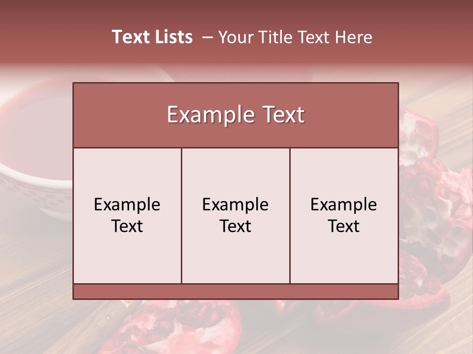 Juice White Cutting PowerPoint Template