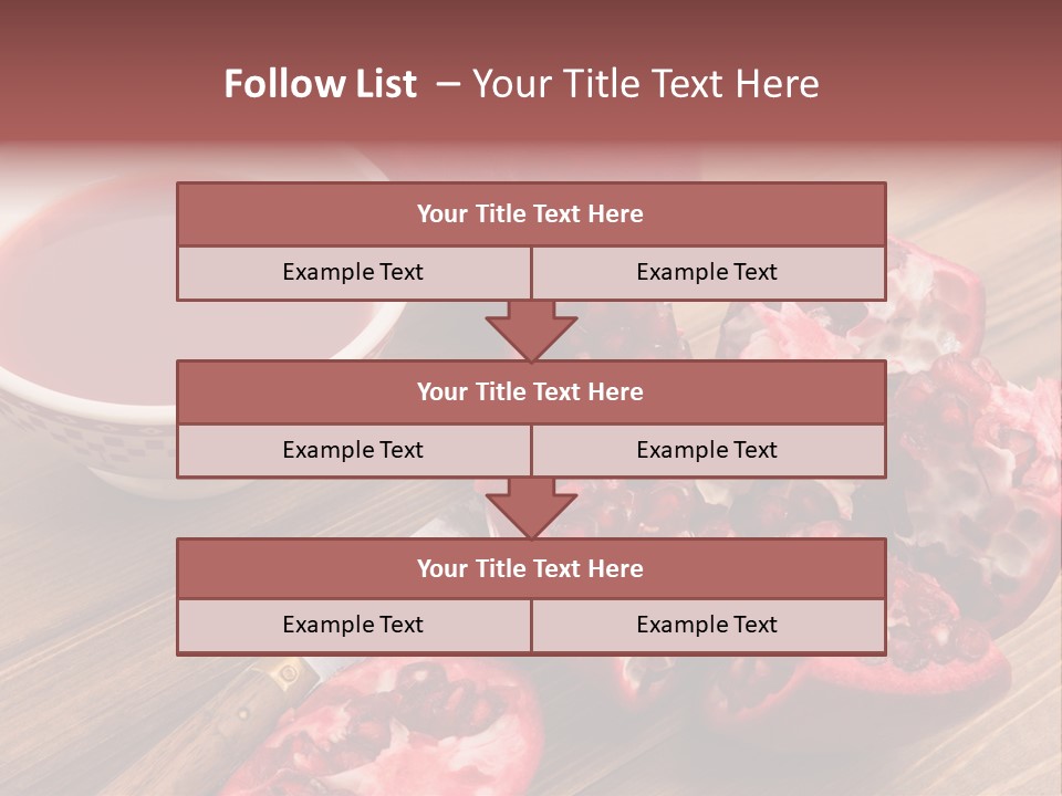 Juice White Cutting PowerPoint Template