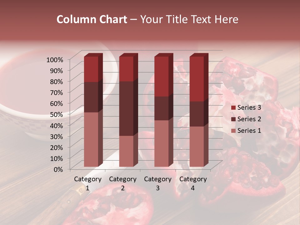 Juice White Cutting PowerPoint Template
