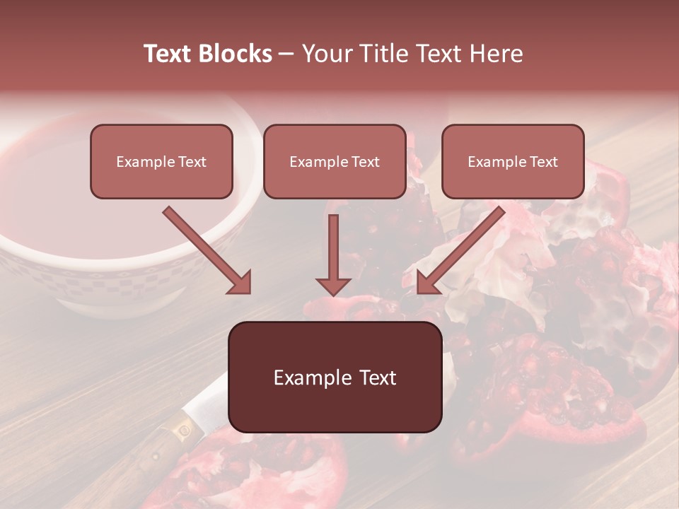 Juice White Cutting PowerPoint Template