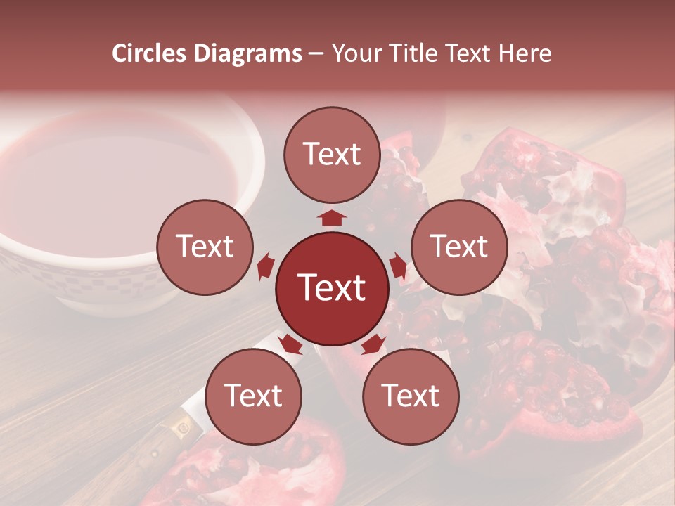 Juice White Cutting PowerPoint Template