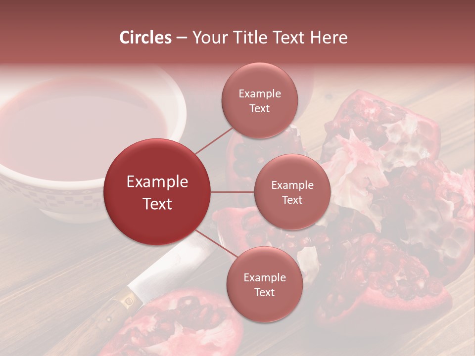 Juice White Cutting PowerPoint Template