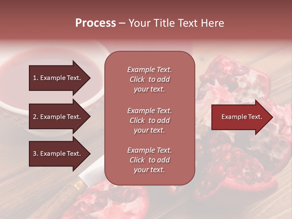 Juice White Cutting PowerPoint Template