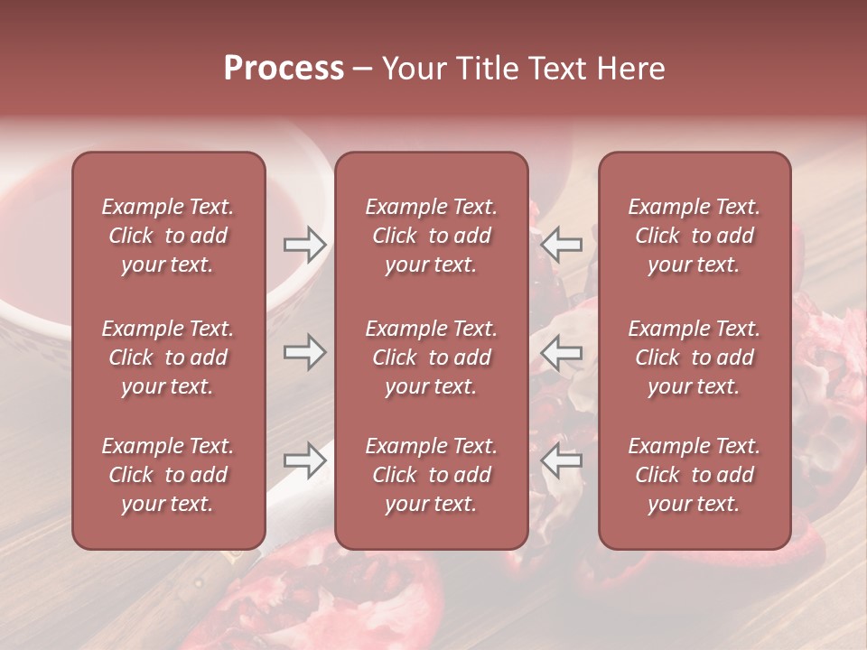 Juice White Cutting PowerPoint Template