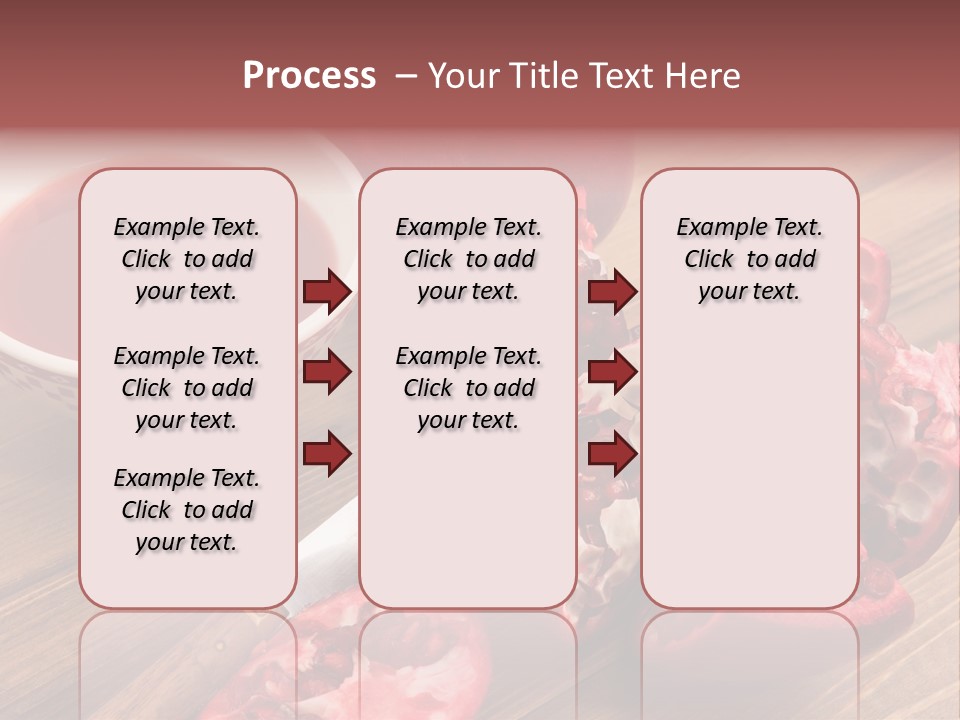 Juice White Cutting PowerPoint Template