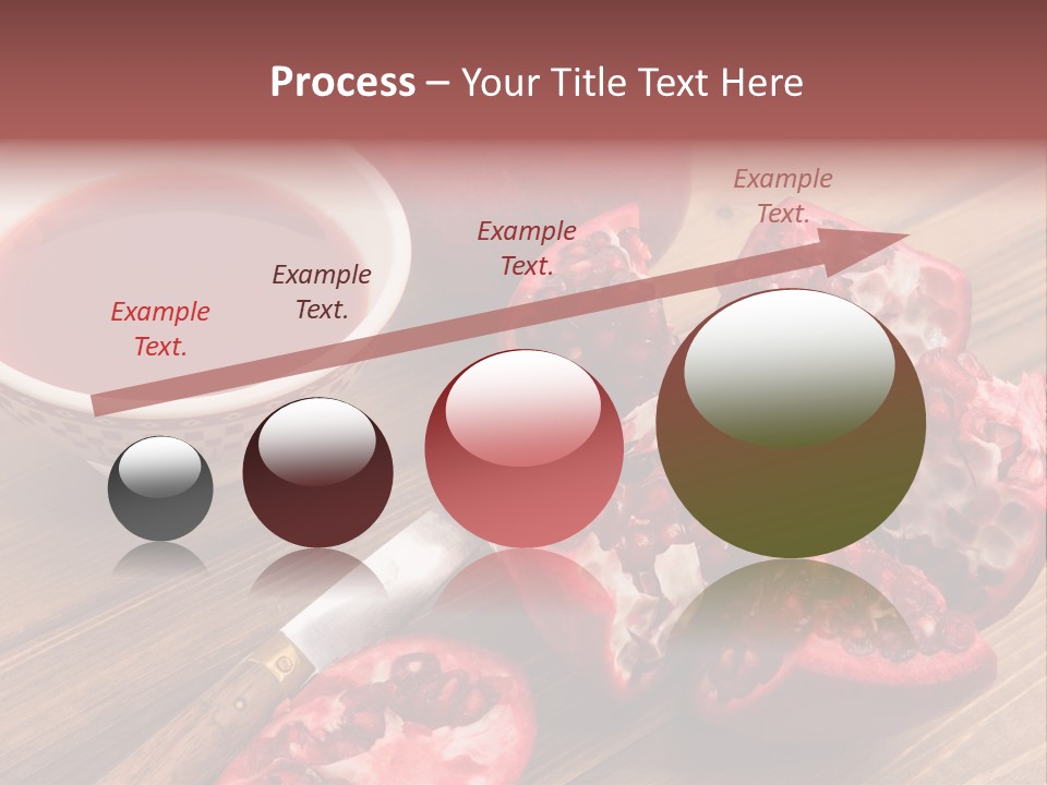 Juice White Cutting PowerPoint Template