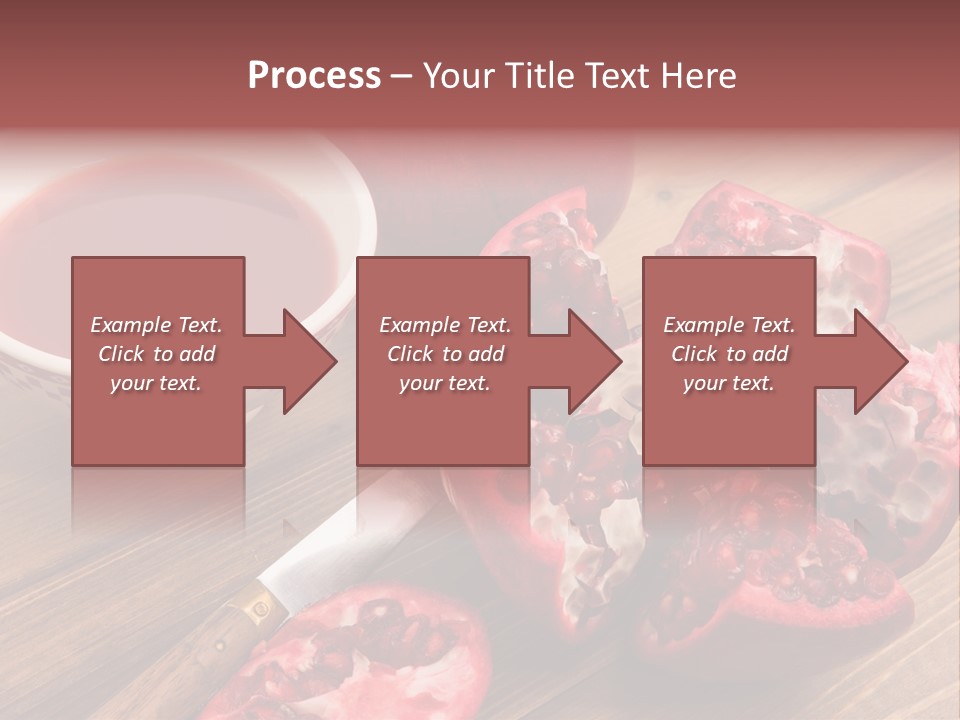 Juice White Cutting PowerPoint Template