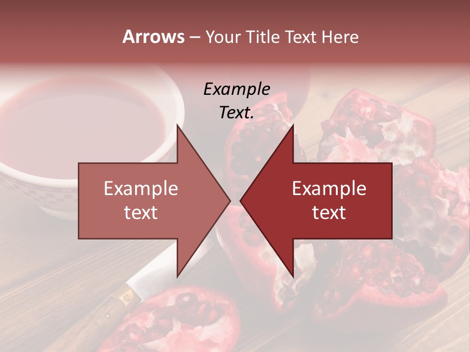 Juice White Cutting PowerPoint Template