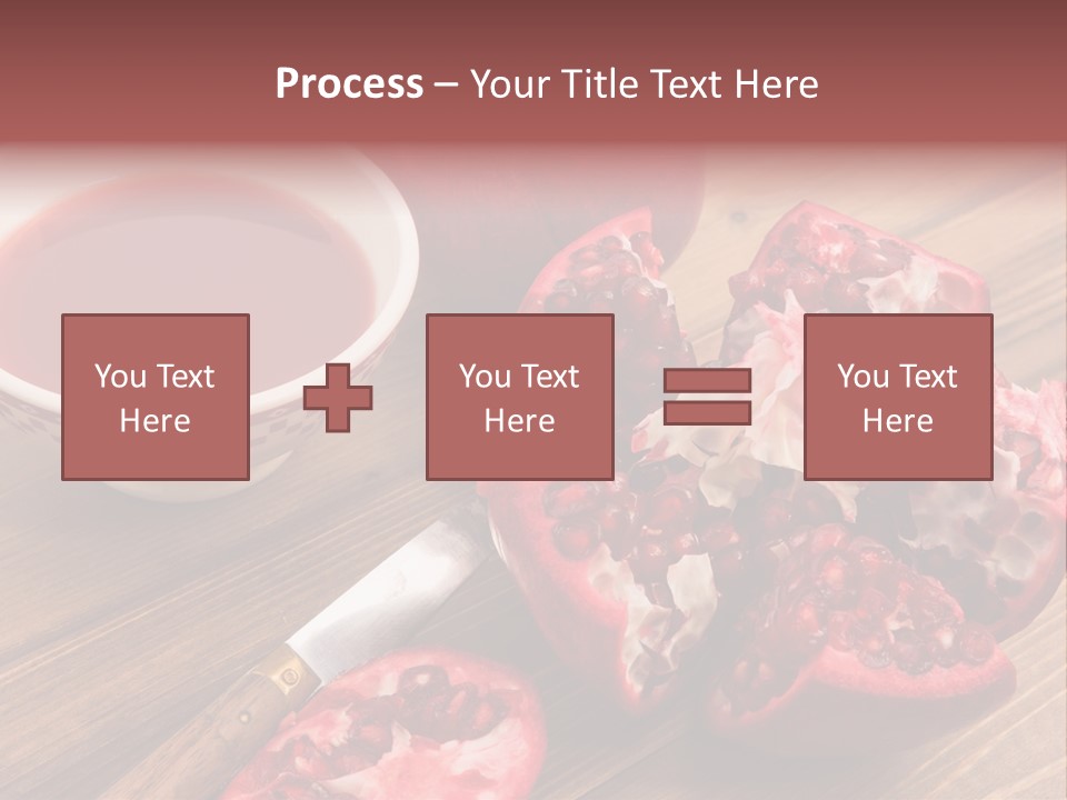 Juice White Cutting PowerPoint Template