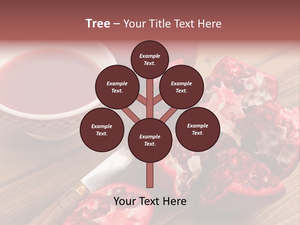 Juice White Cutting PowerPoint Template