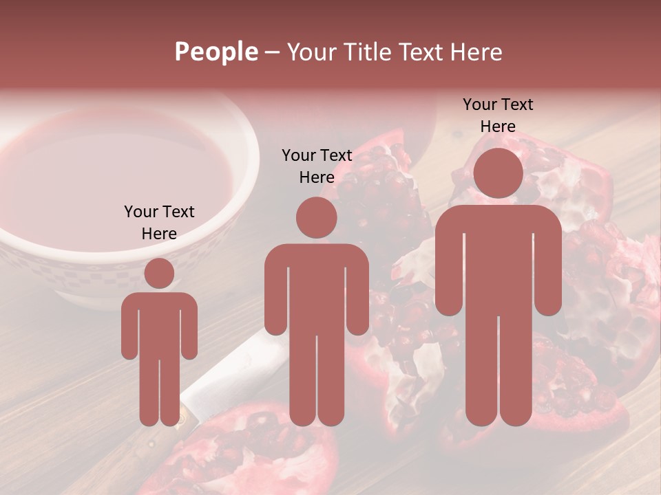 Juice White Cutting PowerPoint Template