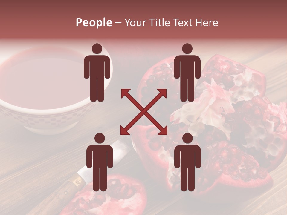 Juice White Cutting PowerPoint Template