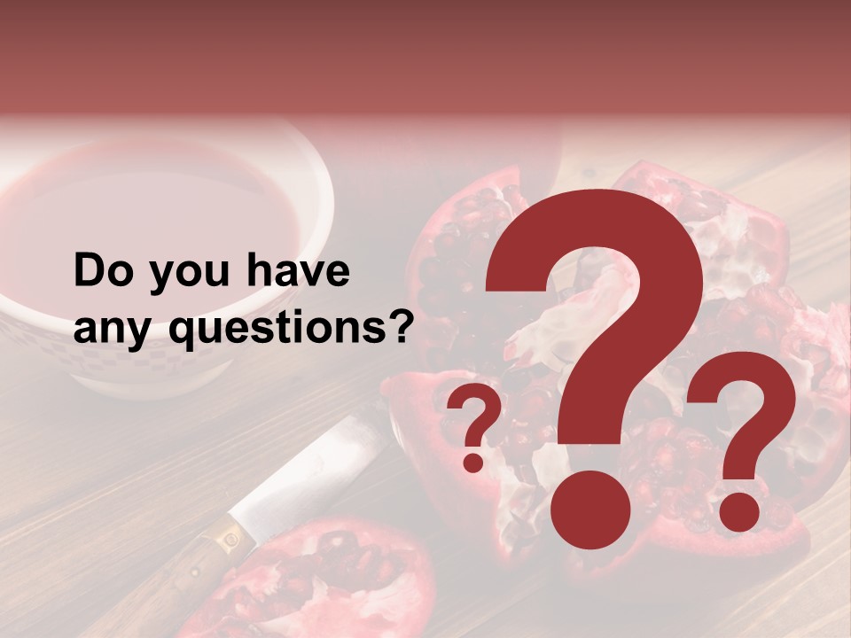 Juice White Cutting PowerPoint Template