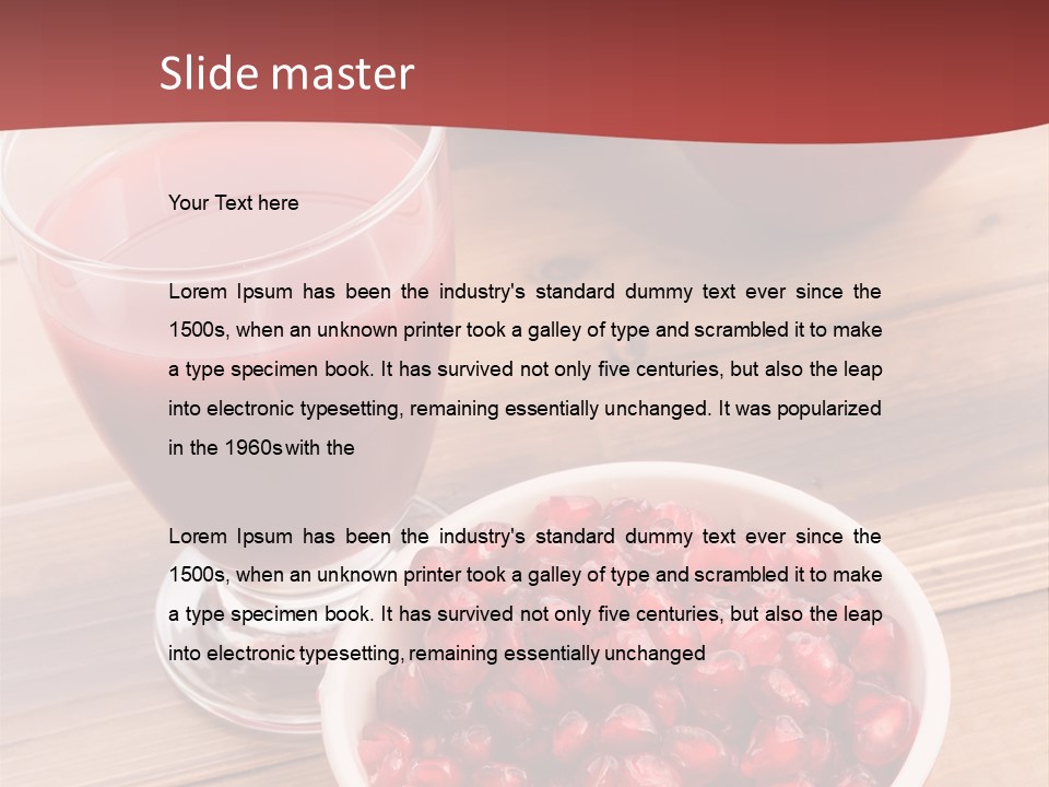 Cutting Exotic Superfruit PowerPoint Template