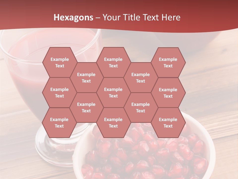 Cutting Exotic Superfruit PowerPoint Template