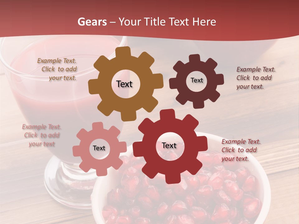Cutting Exotic Superfruit PowerPoint Template