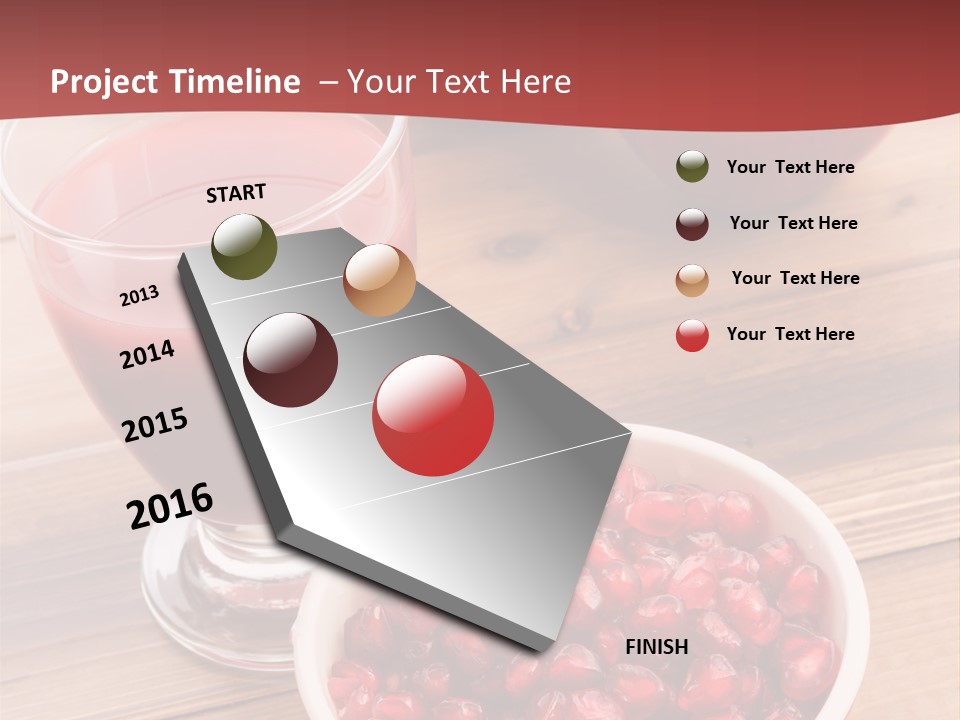 Cutting Exotic Superfruit PowerPoint Template