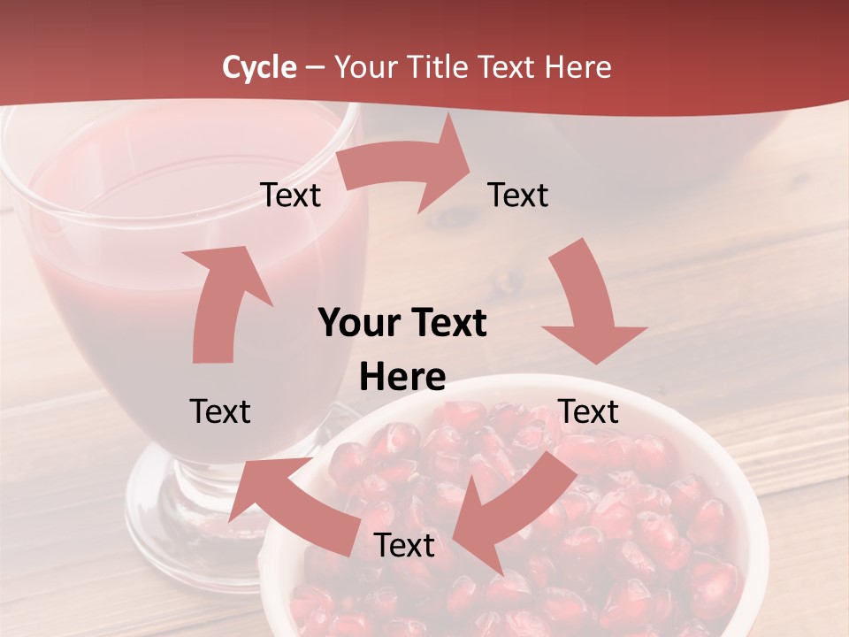 Cutting Exotic Superfruit PowerPoint Template