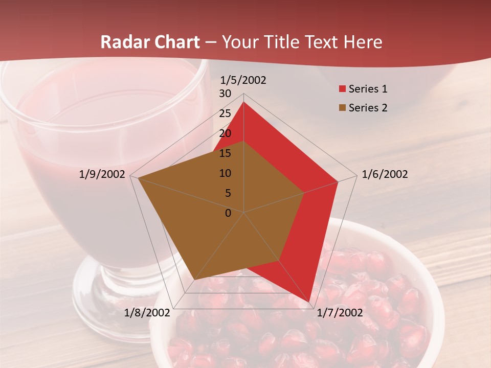 Cutting Exotic Superfruit PowerPoint Template