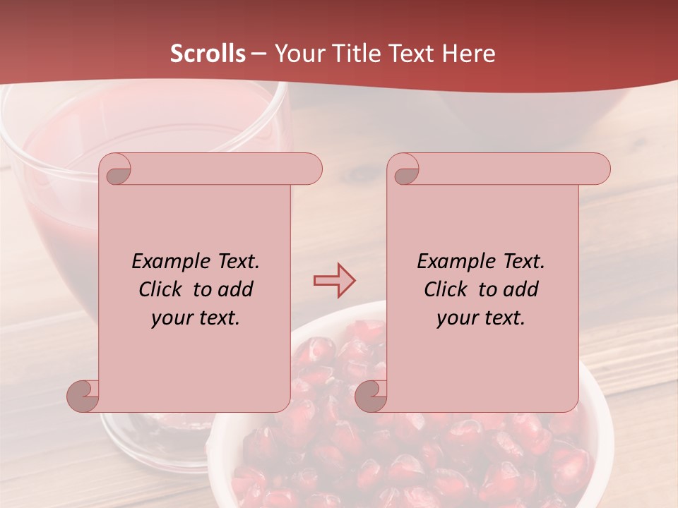 Cutting Exotic Superfruit PowerPoint Template
