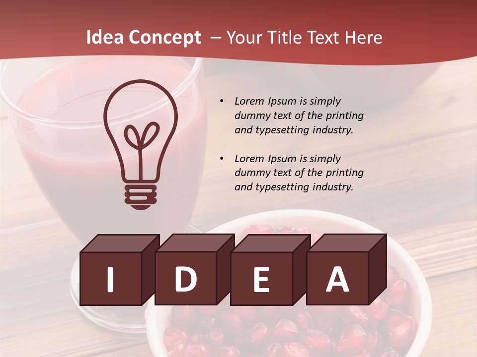 Cutting Exotic Superfruit PowerPoint Template
