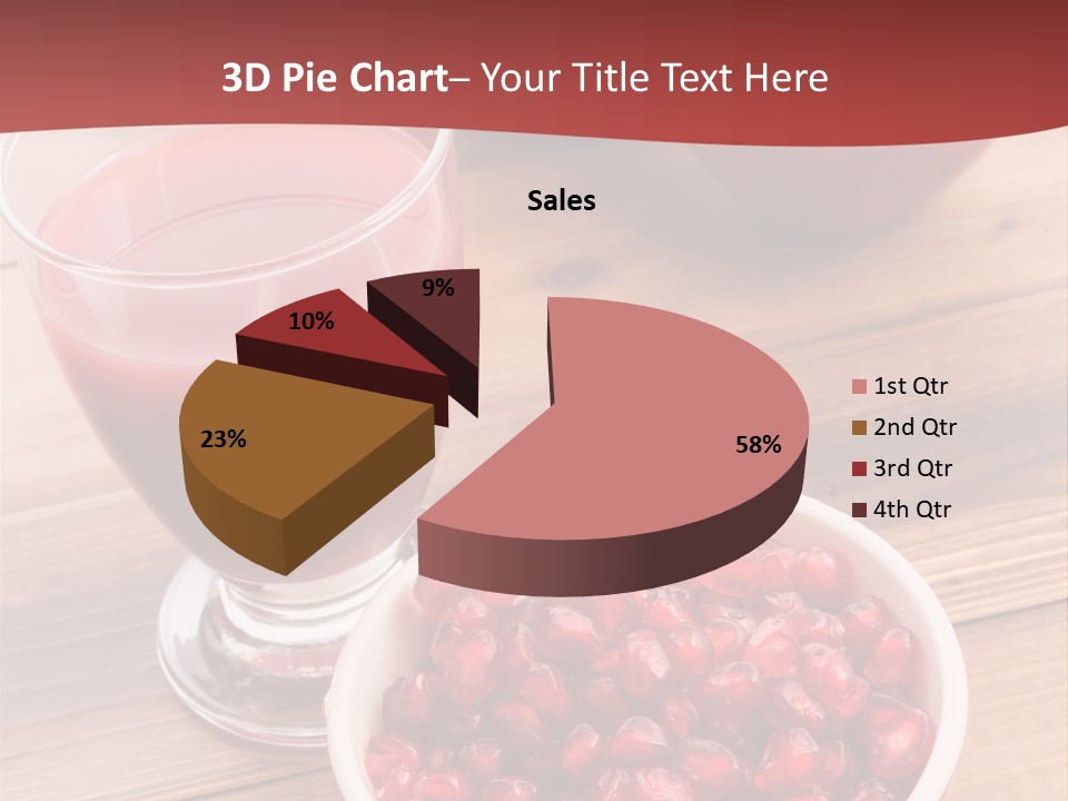 Cutting Exotic Superfruit PowerPoint Template