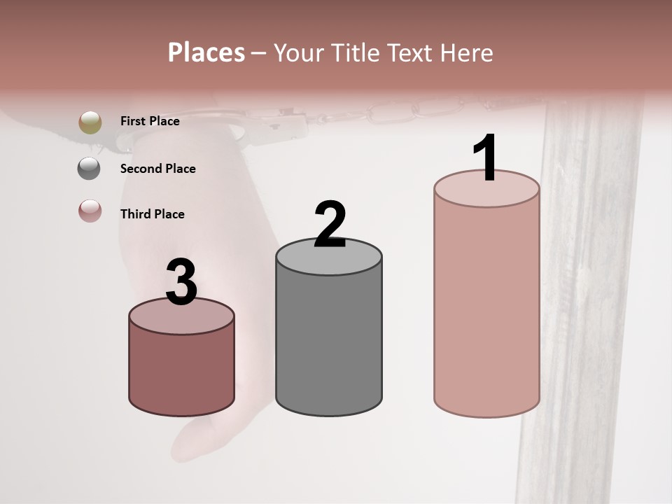 Jail Busted Cuff PowerPoint Template