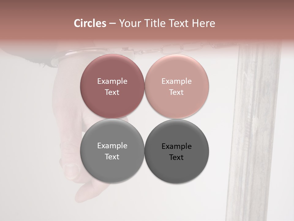 Jail Busted Cuff PowerPoint Template