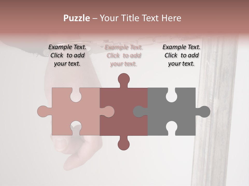 Jail Busted Cuff PowerPoint Template