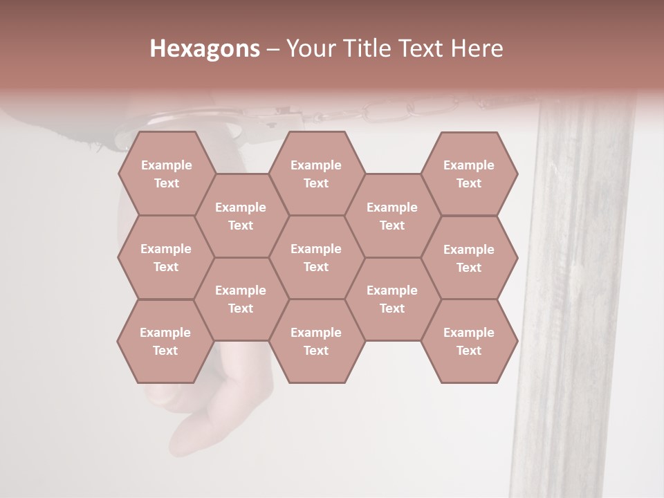 Jail Busted Cuff PowerPoint Template