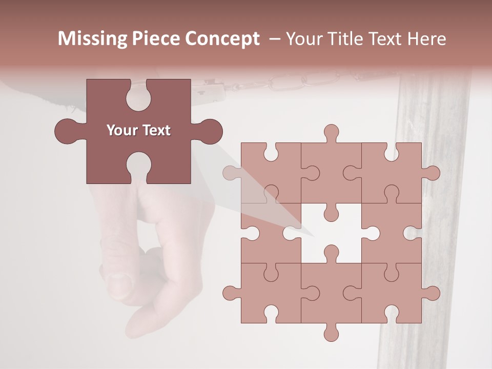 Jail Busted Cuff PowerPoint Template