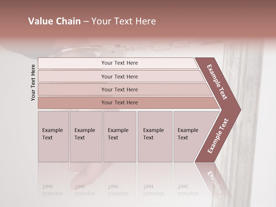 Jail Busted Cuff PowerPoint Template