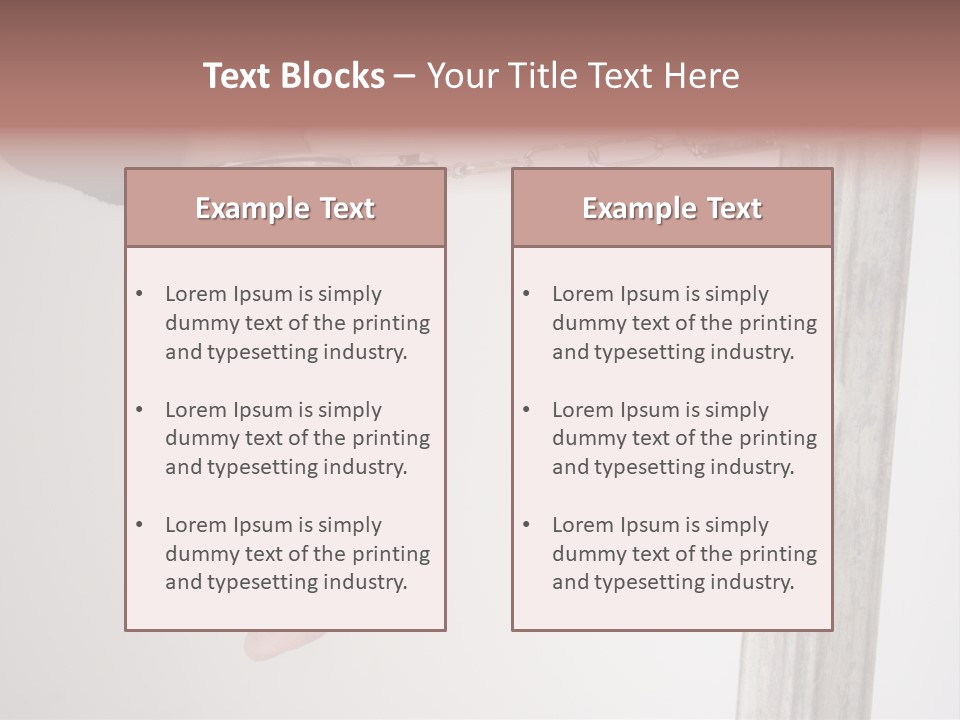 Jail Busted Cuff PowerPoint Template