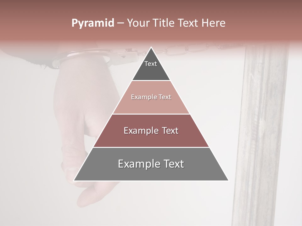 Jail Busted Cuff PowerPoint Template
