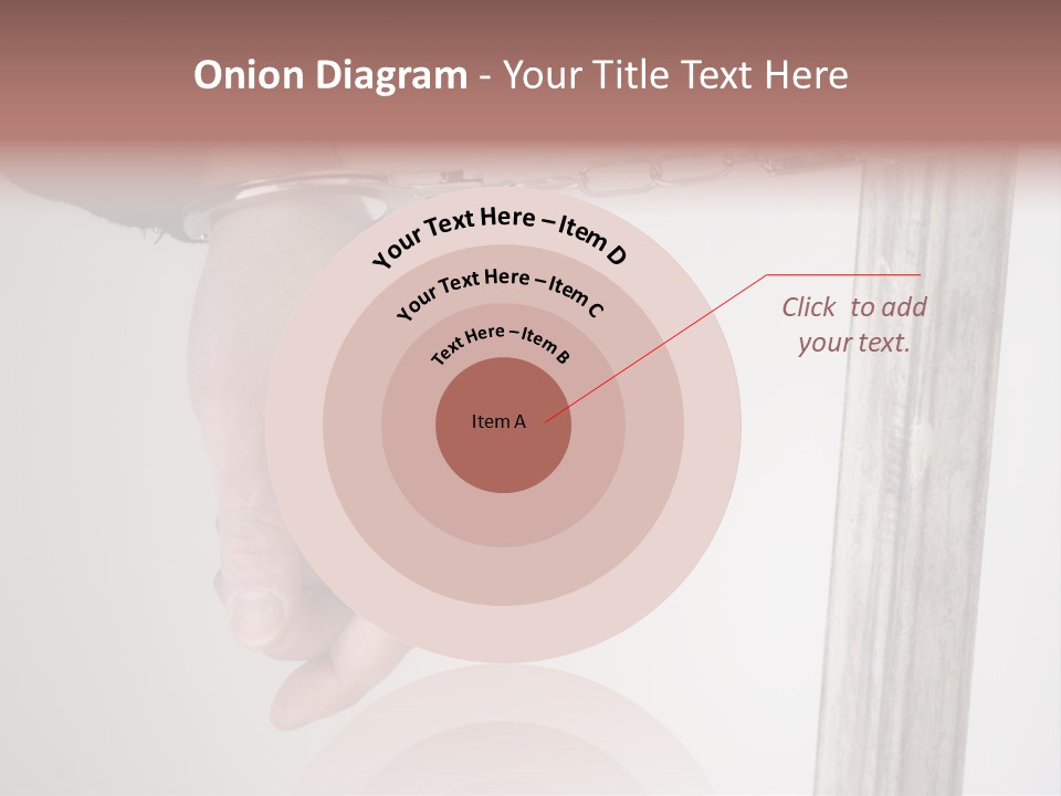 Jail Busted Cuff PowerPoint Template
