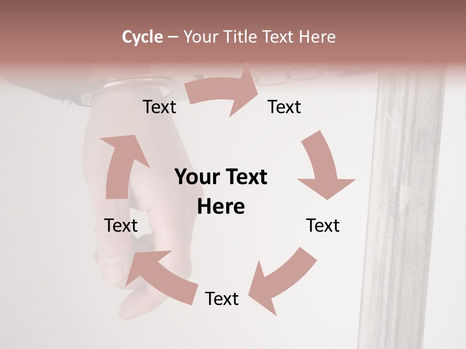 Jail Busted Cuff PowerPoint Template