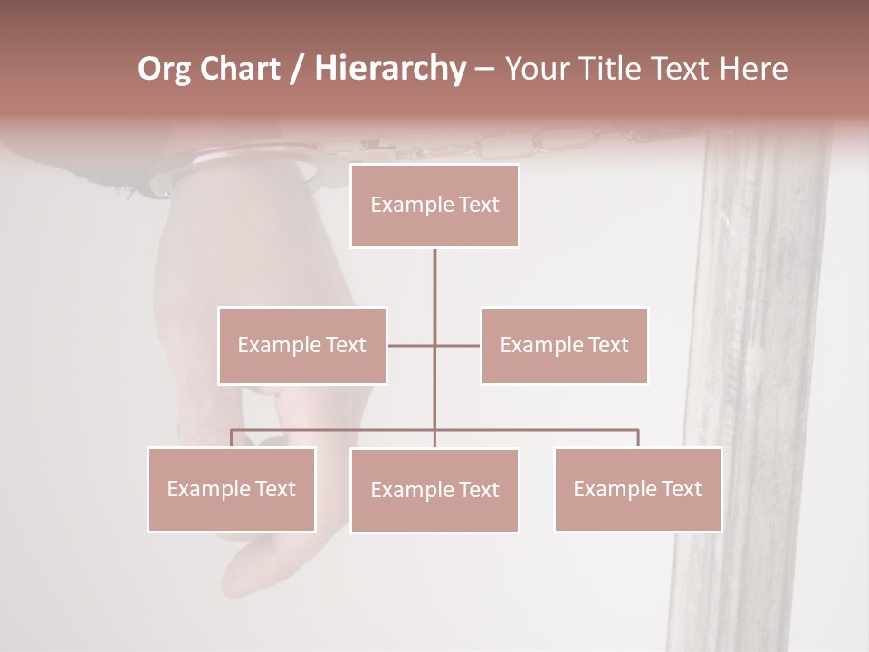 Jail Busted Cuff PowerPoint Template