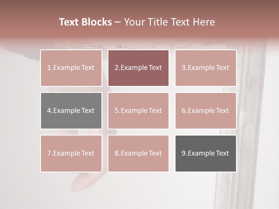 Jail Busted Cuff PowerPoint Template