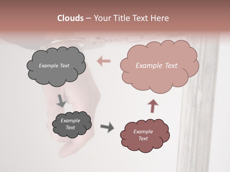 Jail Busted Cuff PowerPoint Template