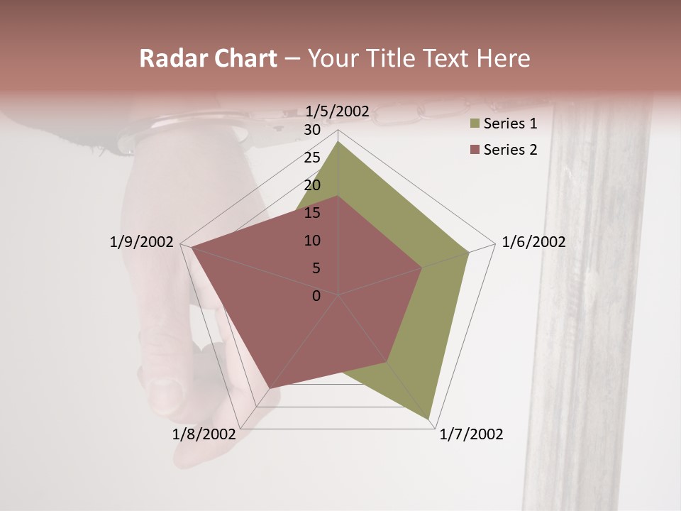 Jail Busted Cuff PowerPoint Template