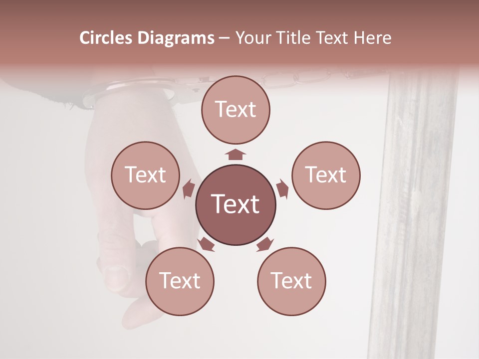 Jail Busted Cuff PowerPoint Template