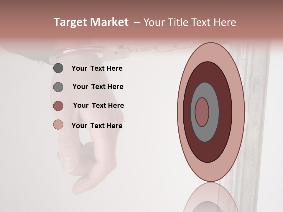 Jail Busted Cuff PowerPoint Template